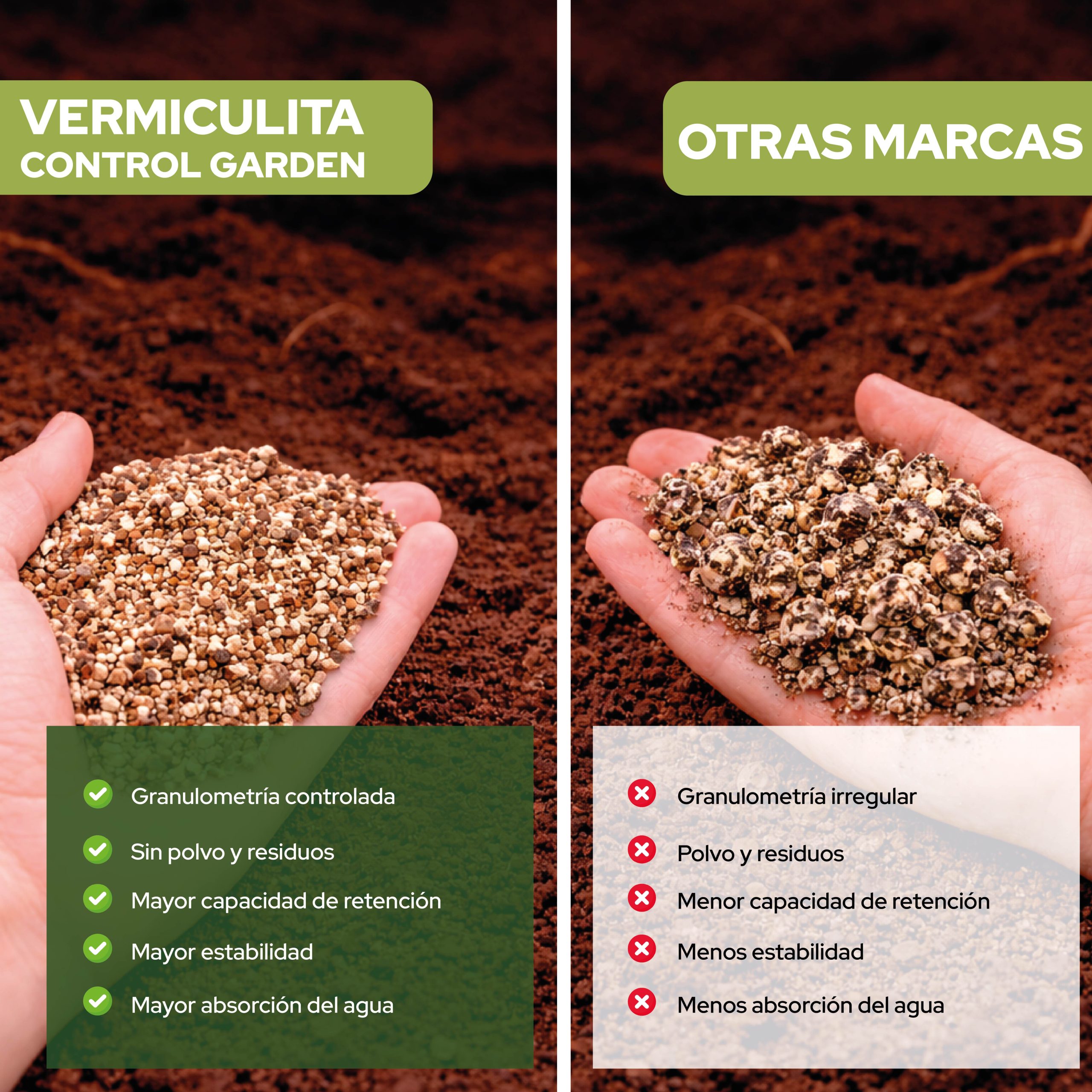 Vermiculita 10L para mejorar el sustrato de plantas · foto 3