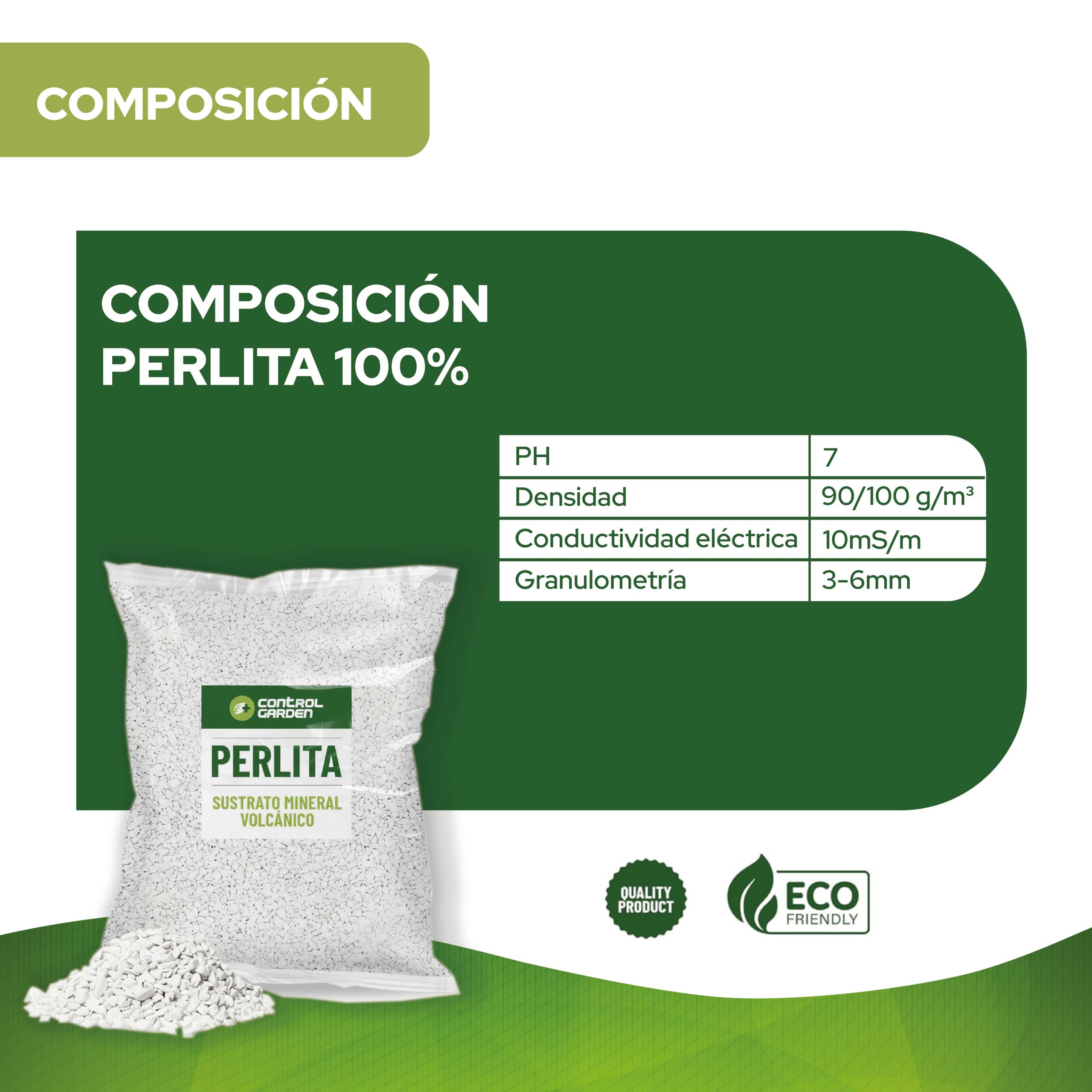 Perlita 6L de Control Garden para mejorar el sustrato de plantas · foto 9