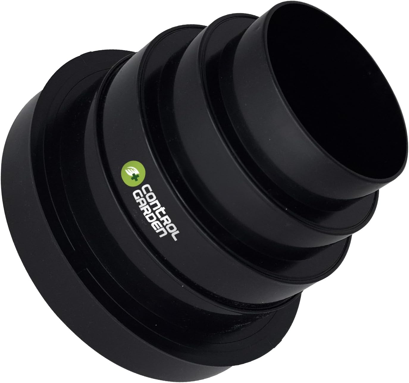 Riduttore nero universale per sistemi di ventilazione · Pack 1 pz · 10 cm