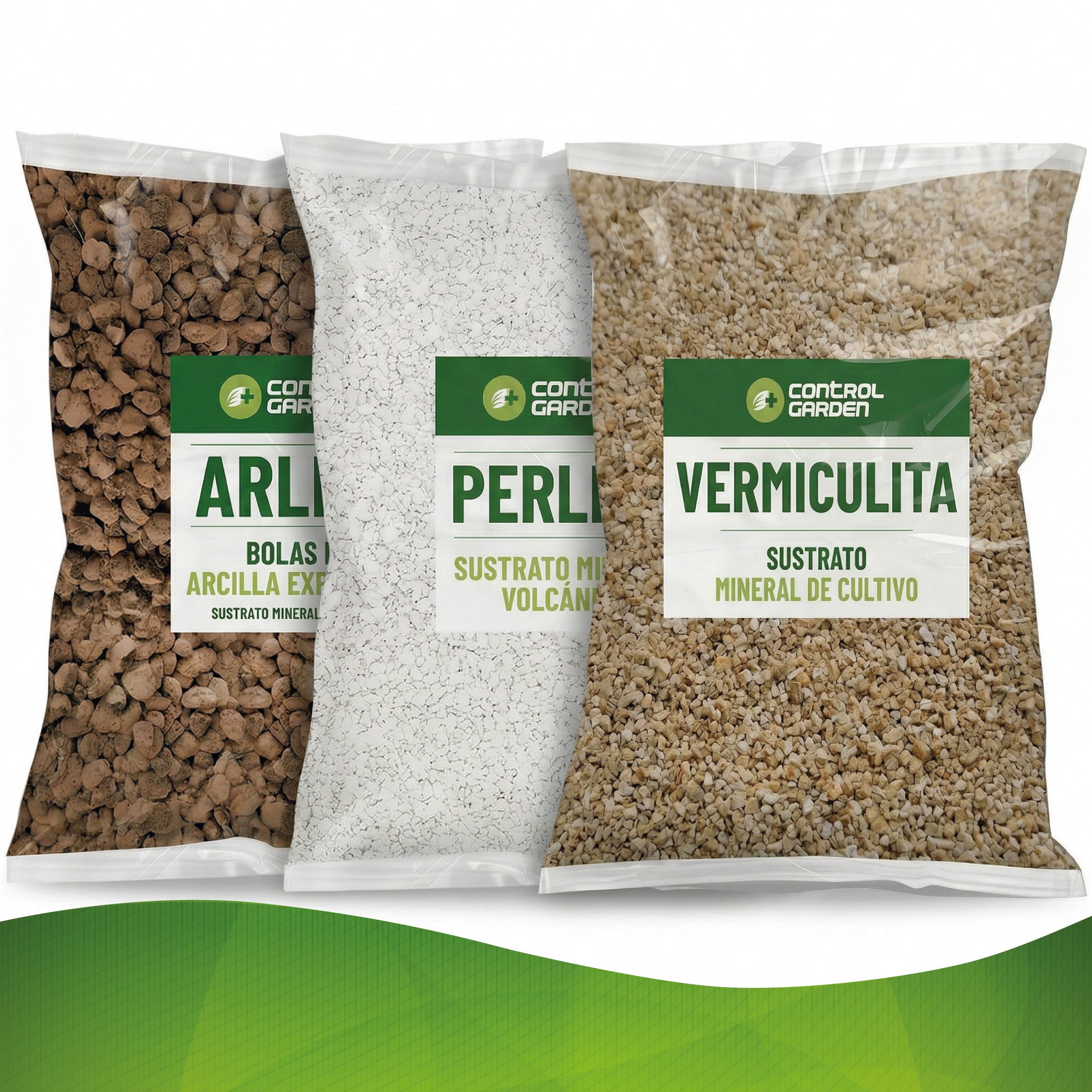 Pack de sustrato Arlita, Perlita y Vermiculita 3L para cultivo · foto 9
