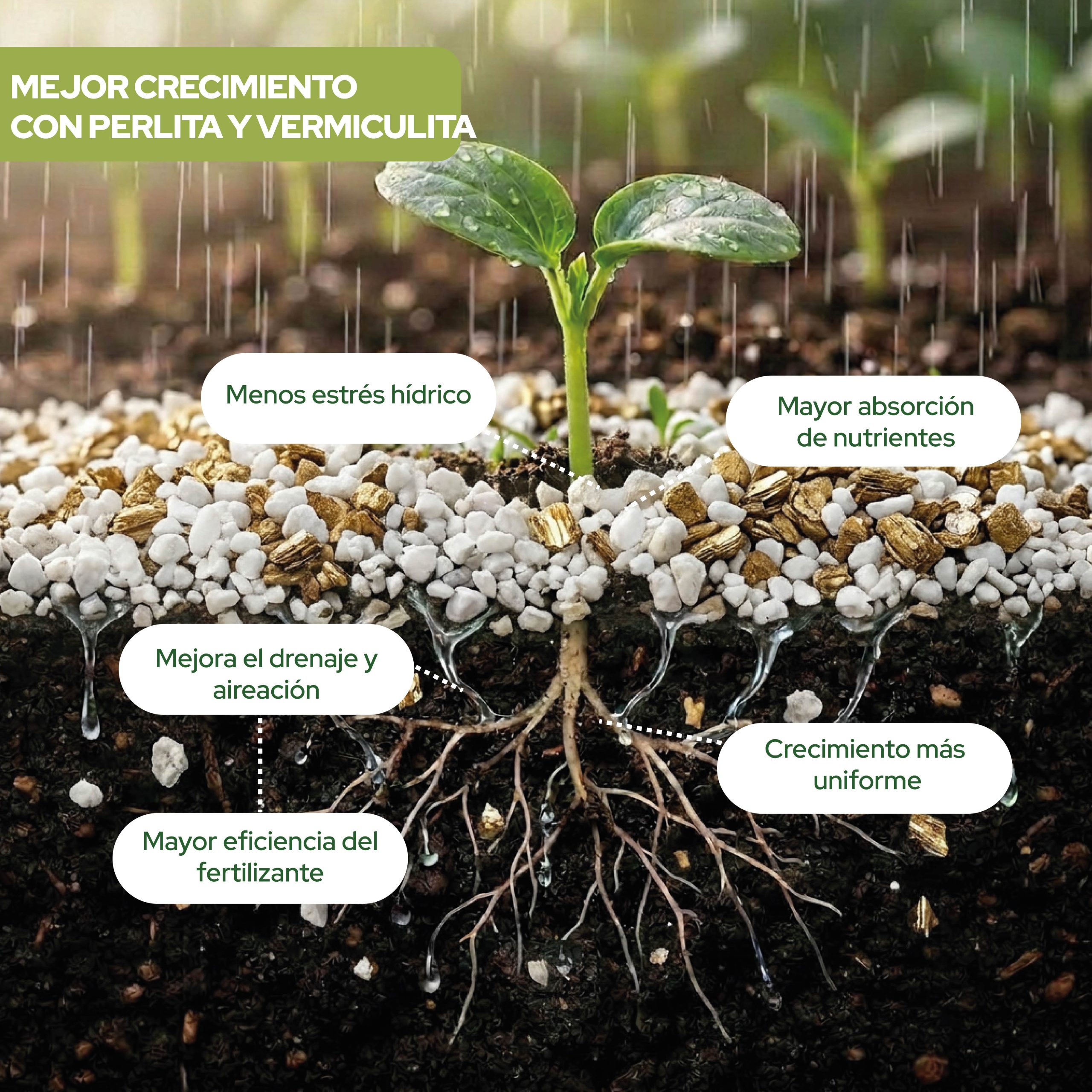 Pack de Perlita y Vermiculita 10L para cultivo de plantas · foto 3