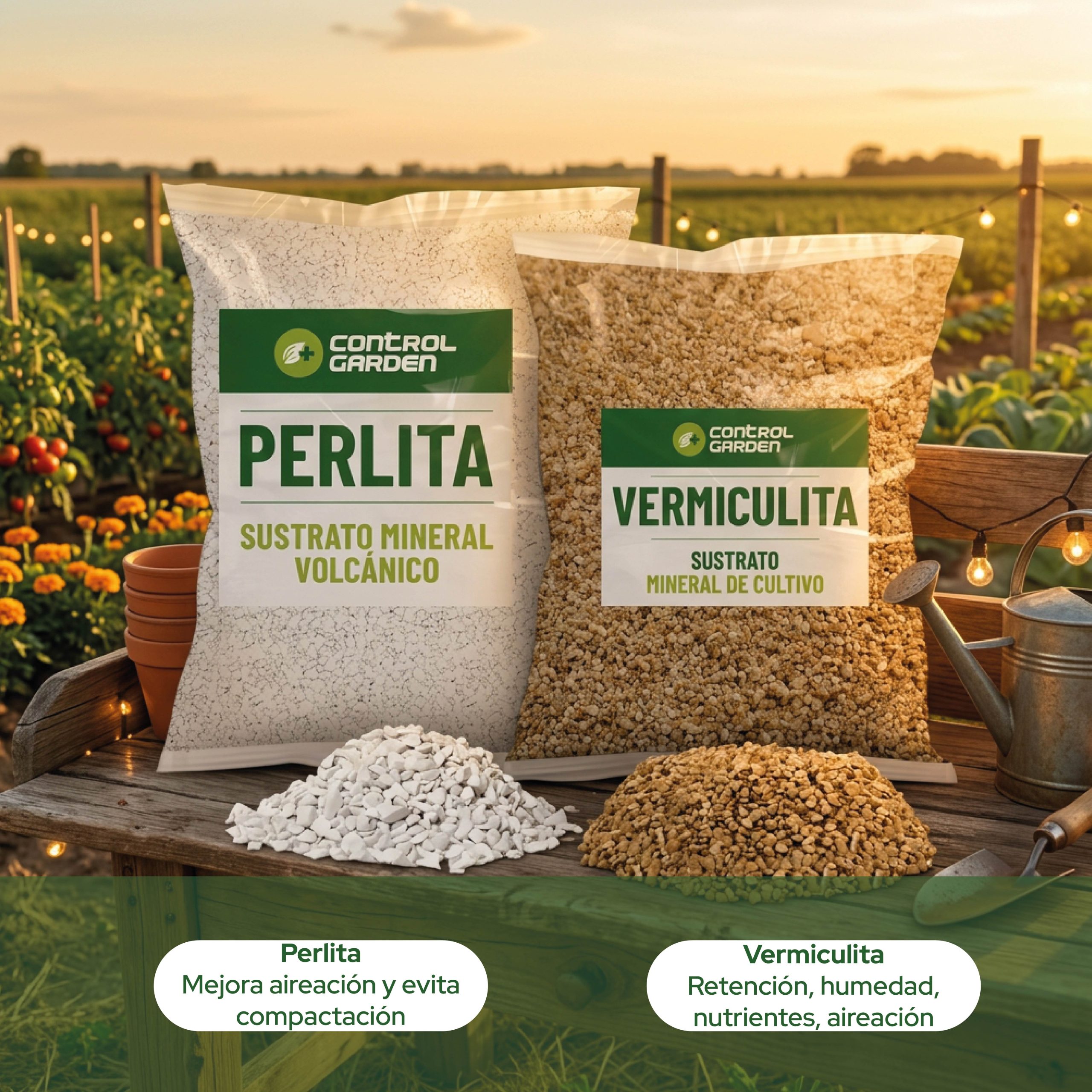 Pack de Perlita y Vermiculita 10L para cultivo de plantas · foto 6