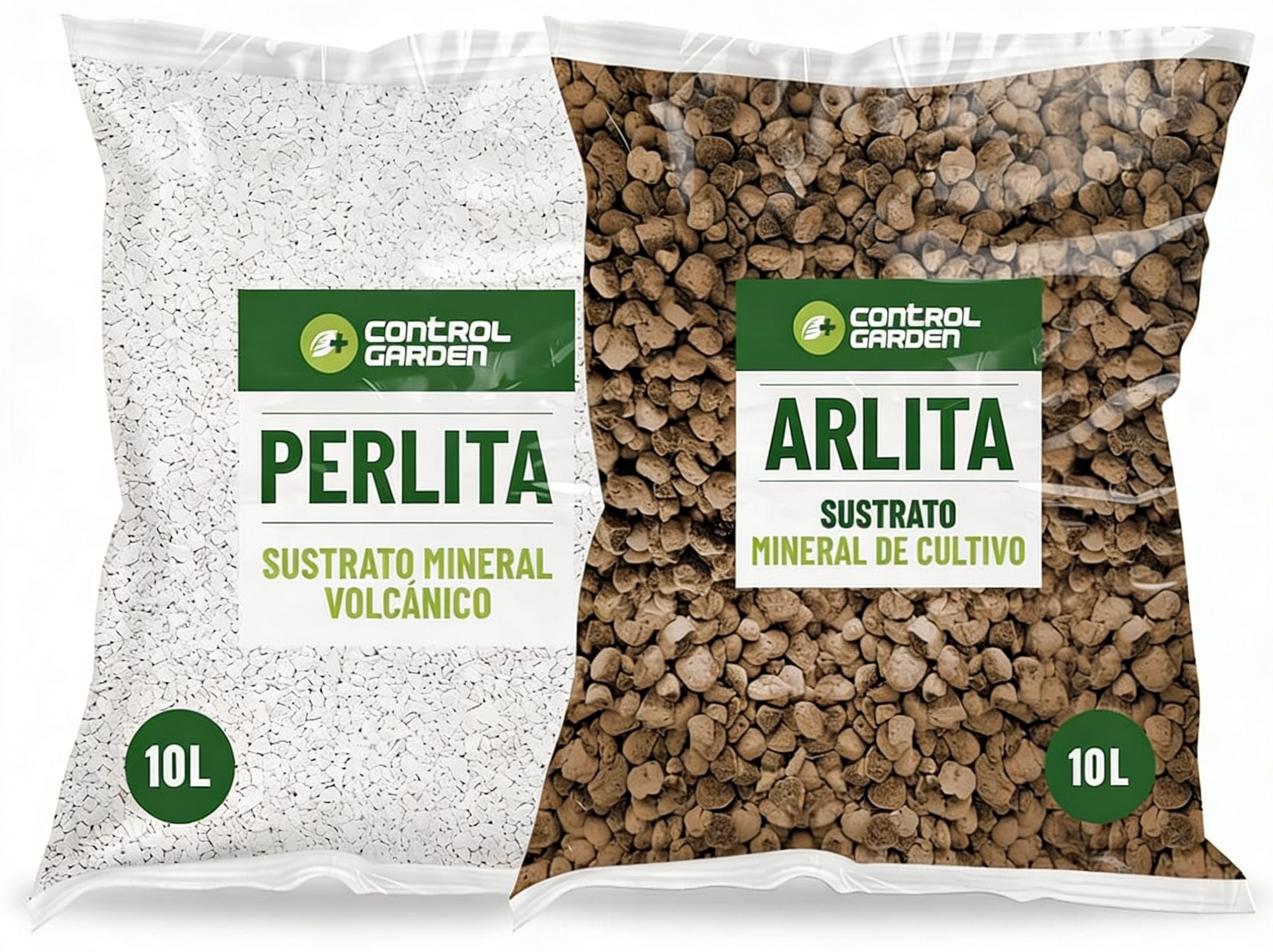 Substrato Arlita 10L + Perlite 10L · Pack di 2 unità