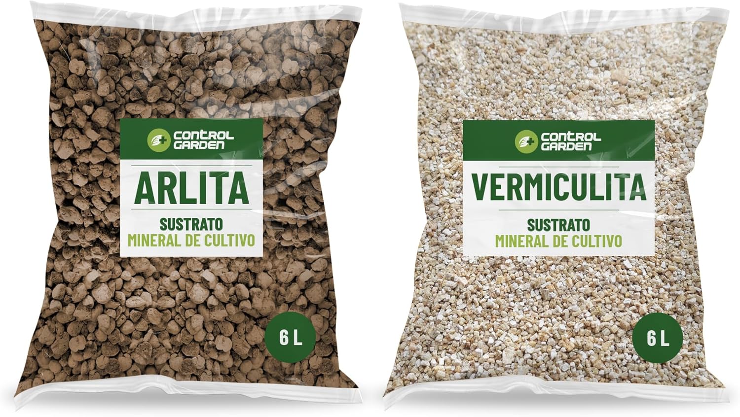 Pack Arlita 6L + Vermiculite 6L · Ideale per Piante da Interno ed Esterno