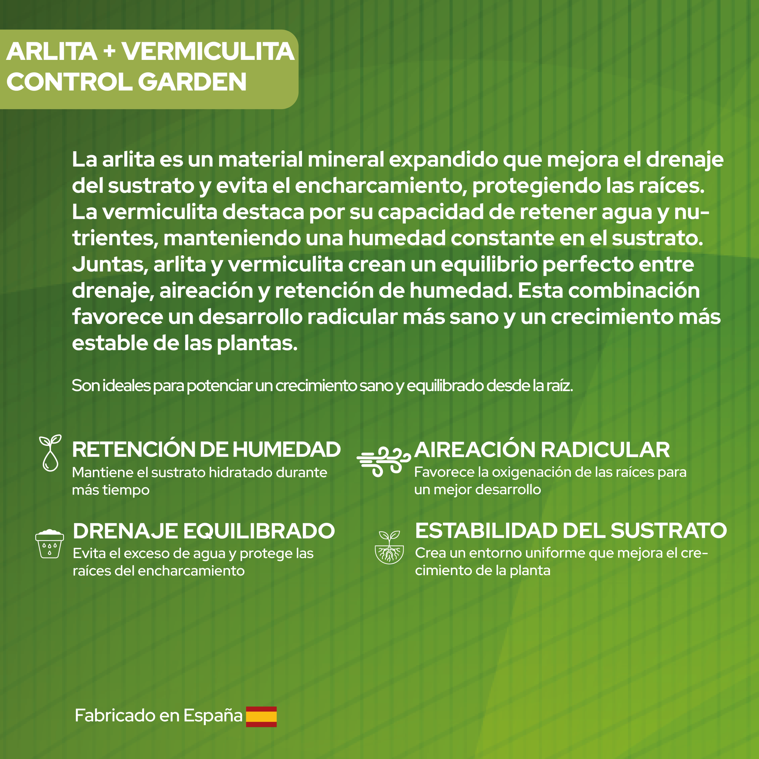 Pack de sustrato Arlita y Vermiculita 3L para jardinería · foto 3