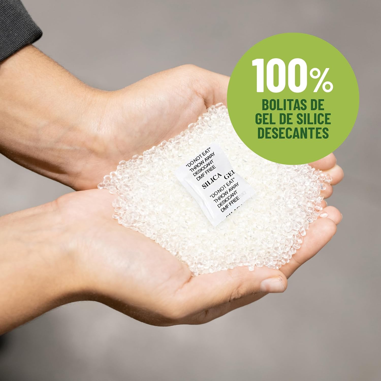 Pack de 50 bolsas de gel de sílice antihumedad de 1 gramo · foto 5