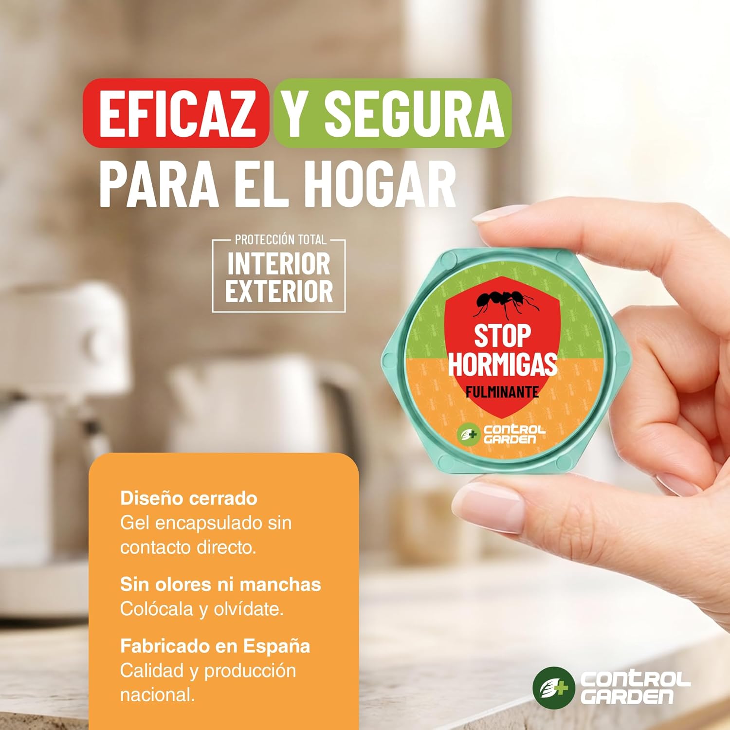 Pack de 6 trampas para hormigas en gel de Control Garden · foto 2