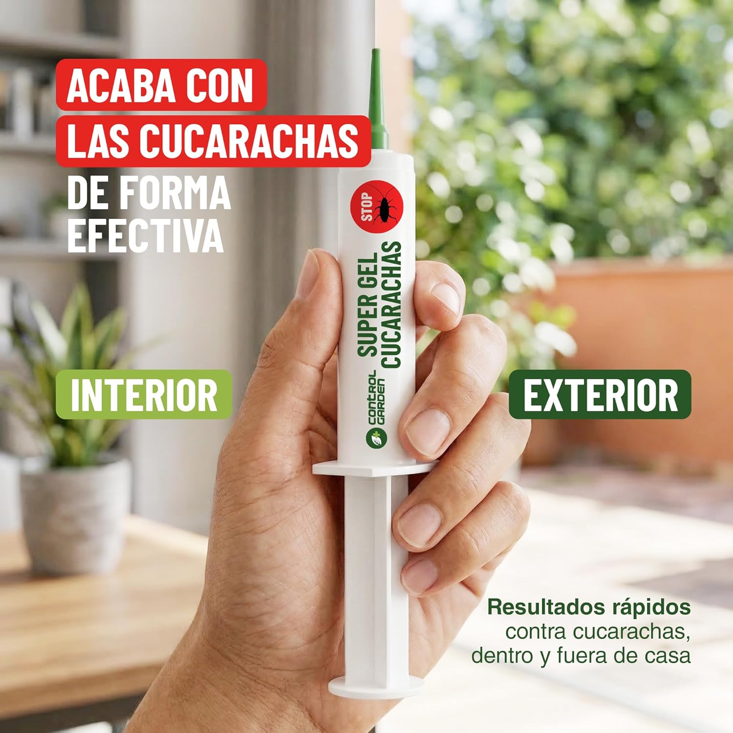 Pack de 2 jeringuillas de Super Gel para eliminar cucarachas eficazmente · foto 4