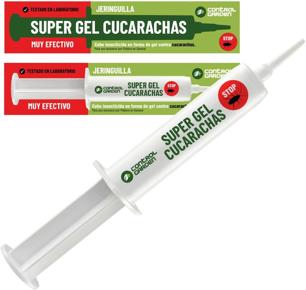 Siringa di gel per scarafaggi 10 g · Insetticida potente per eliminazione totale di nidi e colonie