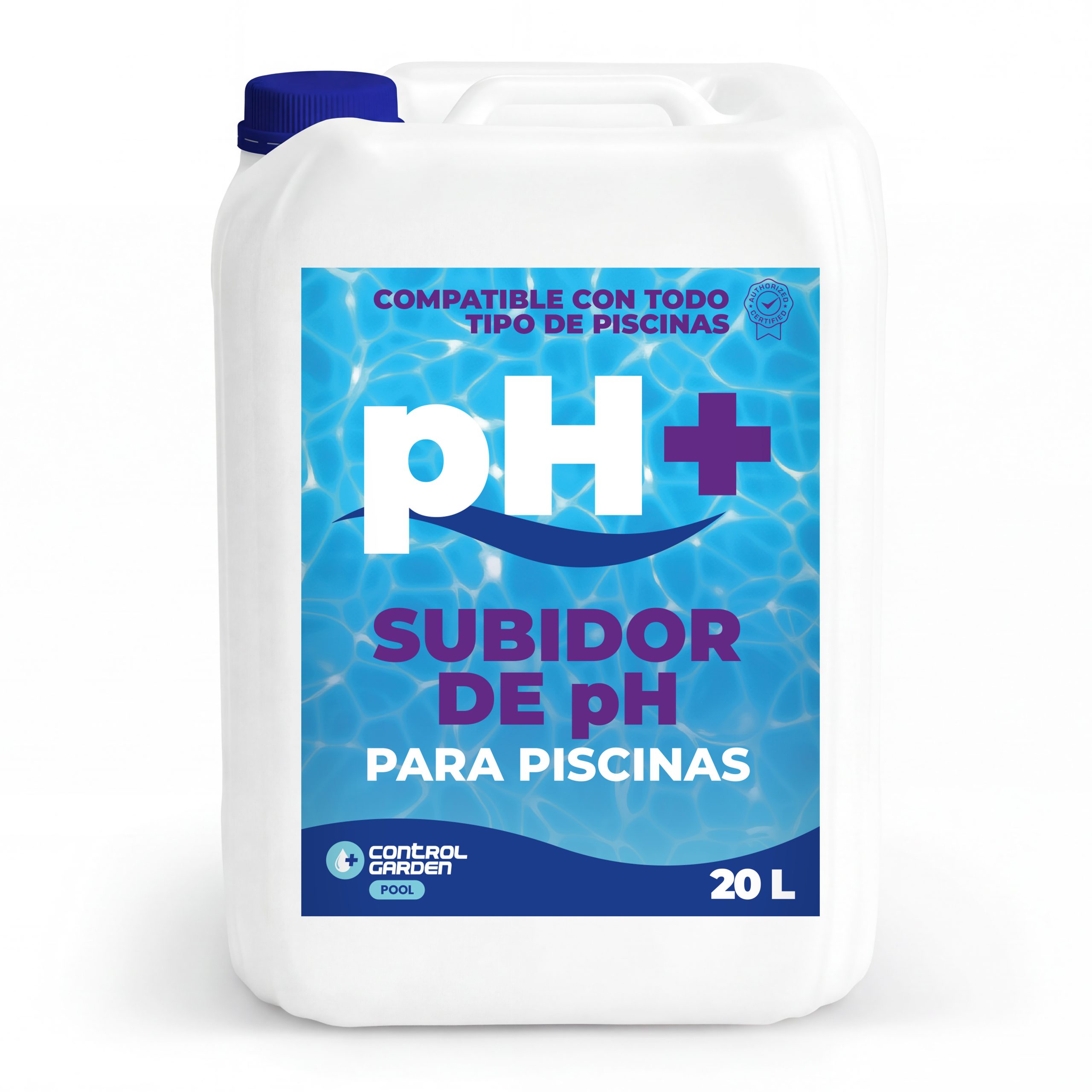 Potenziatore di pH liquido per piscine 20 L · Uso interno ed esterno