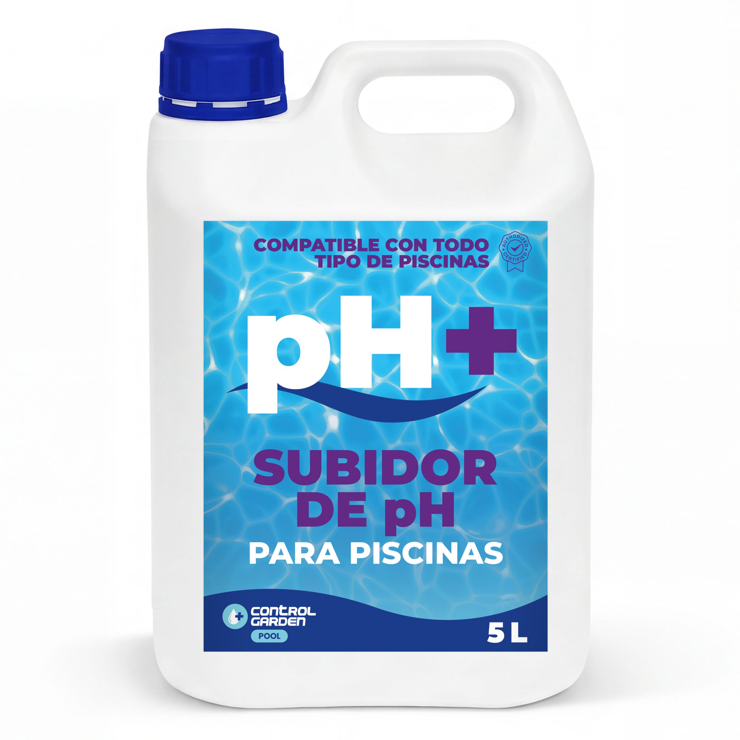 Incrementatore di pH liquido per piscine 5L · Uso interno ed esterno