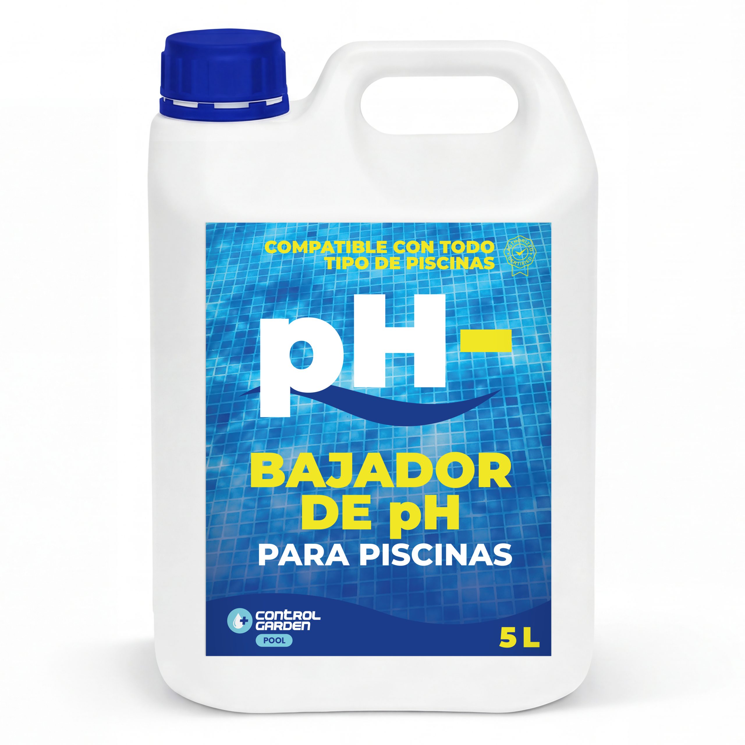 Riduttore di pH liquido 5 L · Ideale per piscine · Confezione 1 unità