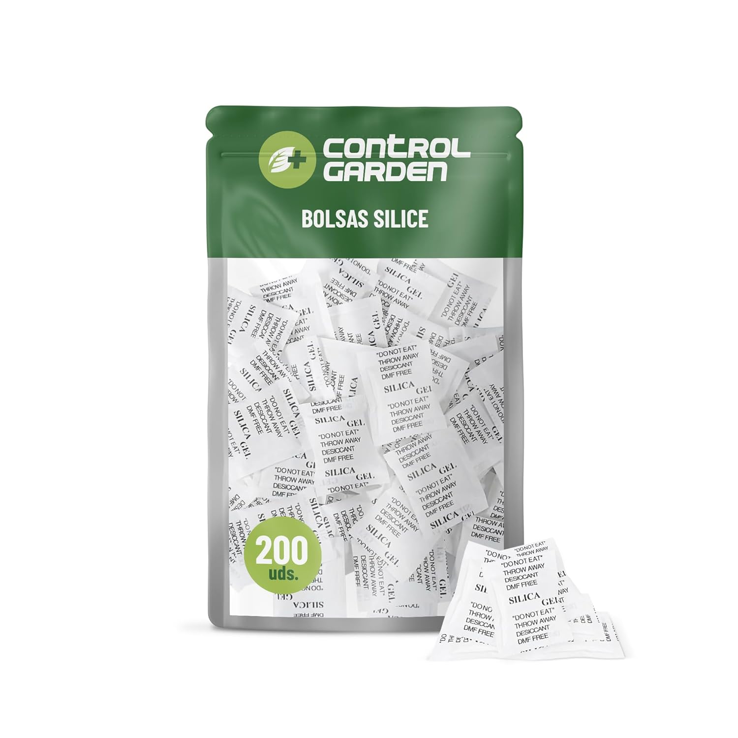 Sacchetti di gel di silice 1 g · Confezione da 200 pz · Assorbe umidità ed elimina odori