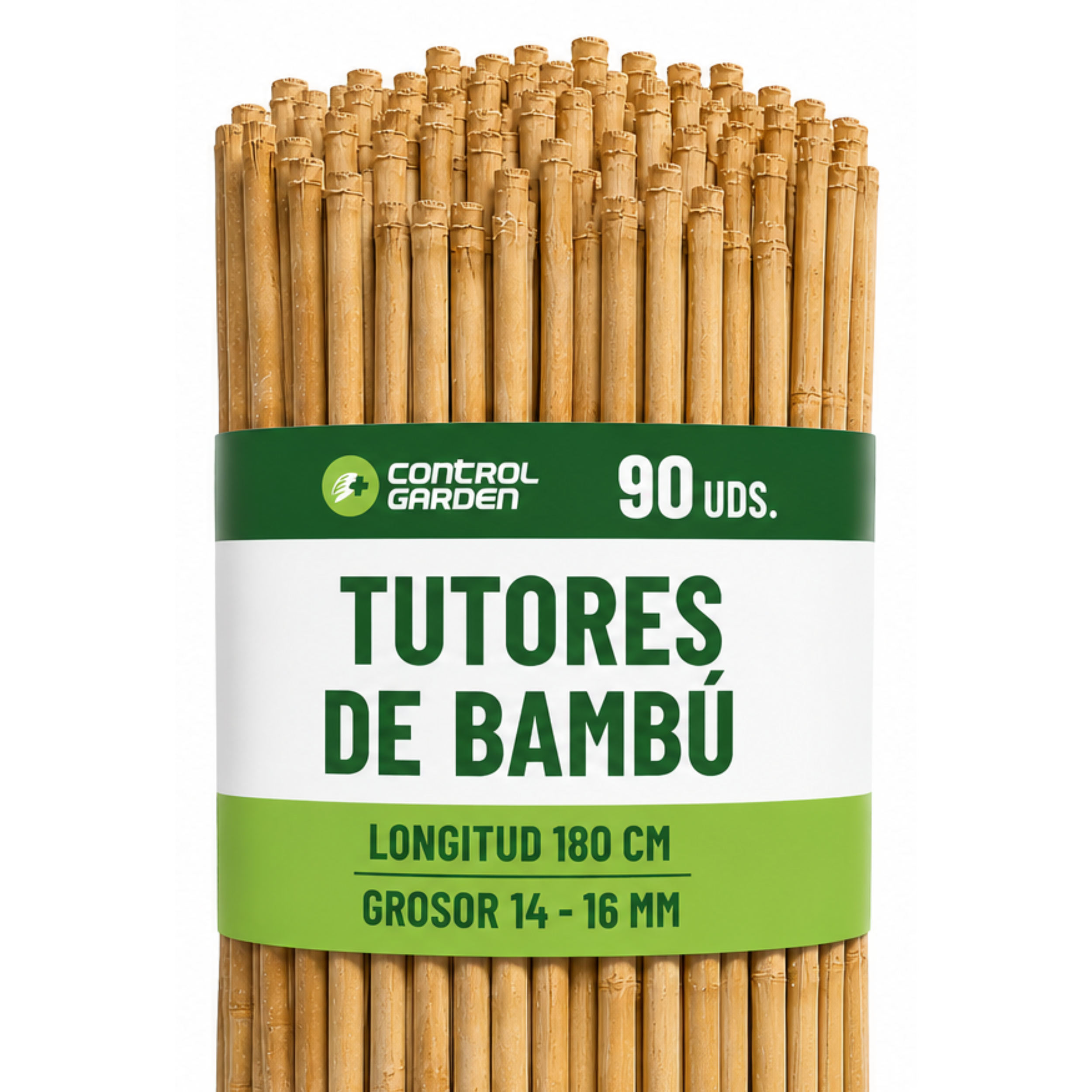 Tutor in bambù ecologici 180 cm ø14-16 · Confezione da 90 unità